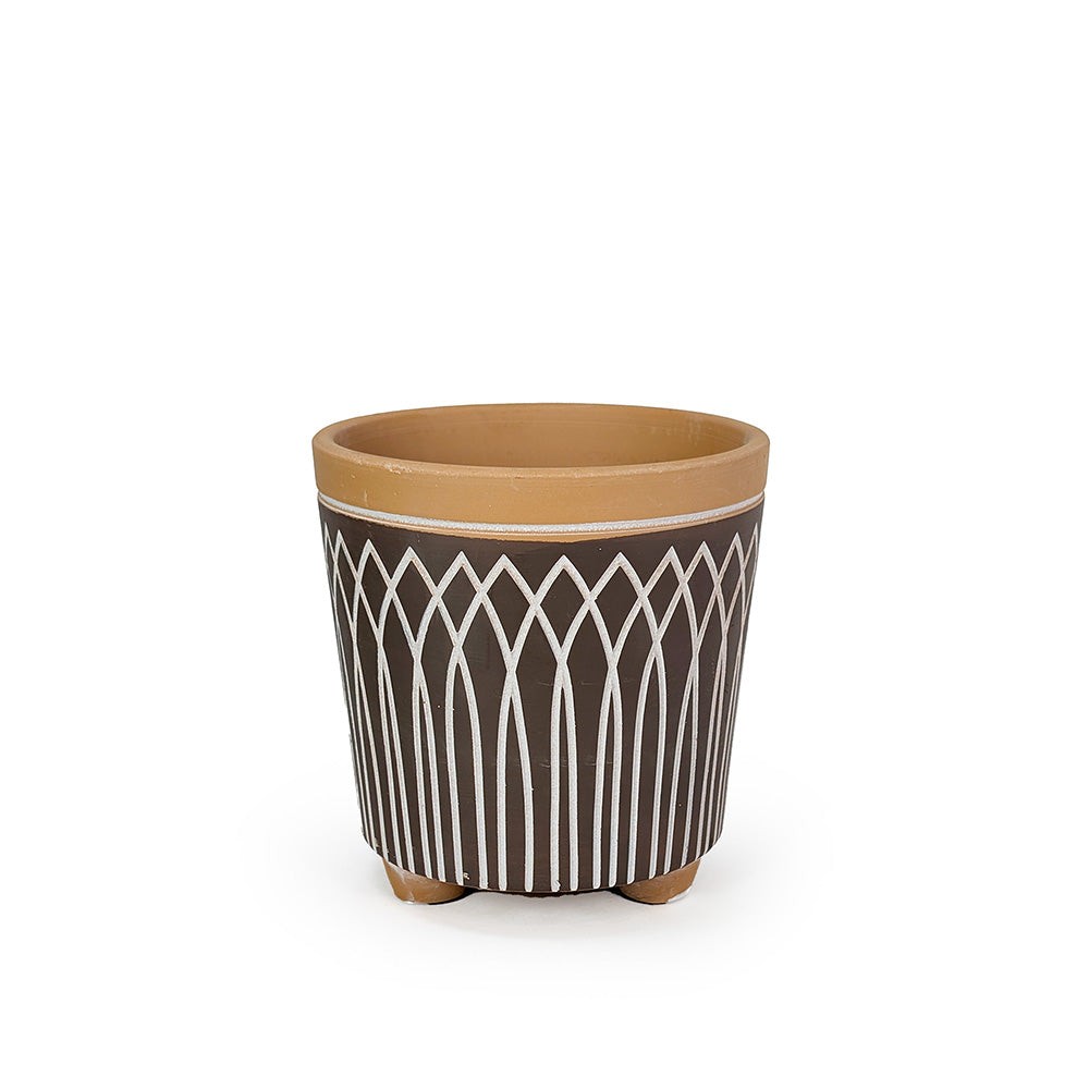 Terracotta Planter w/ Feet Large