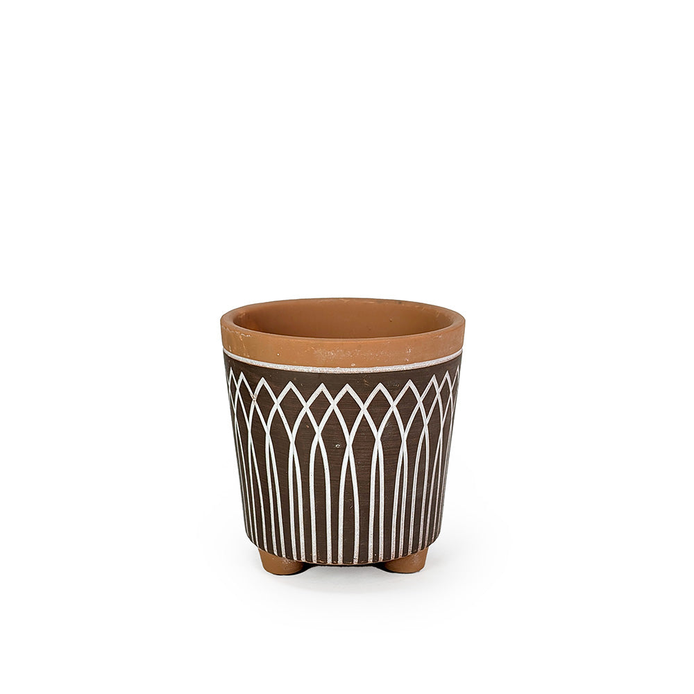 Terracotta Planter w/ Feet Small