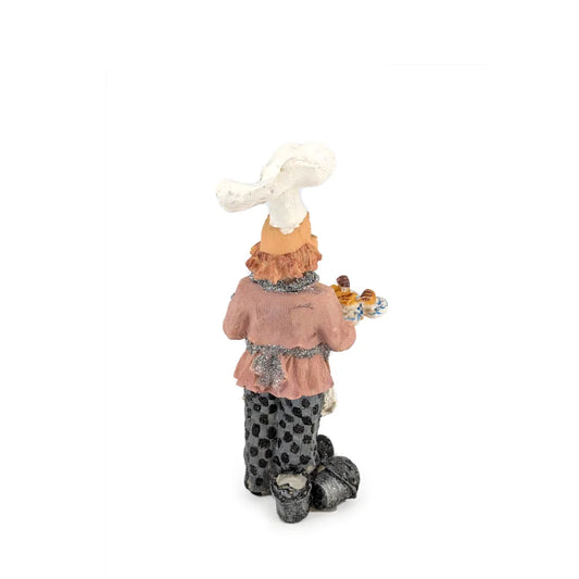Resin Doll Chef w/ Sweets 17cm