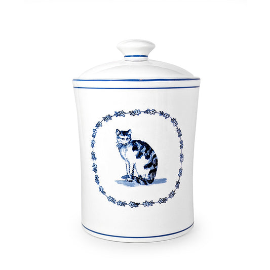 Farmhouse Ceramic Jar Cat