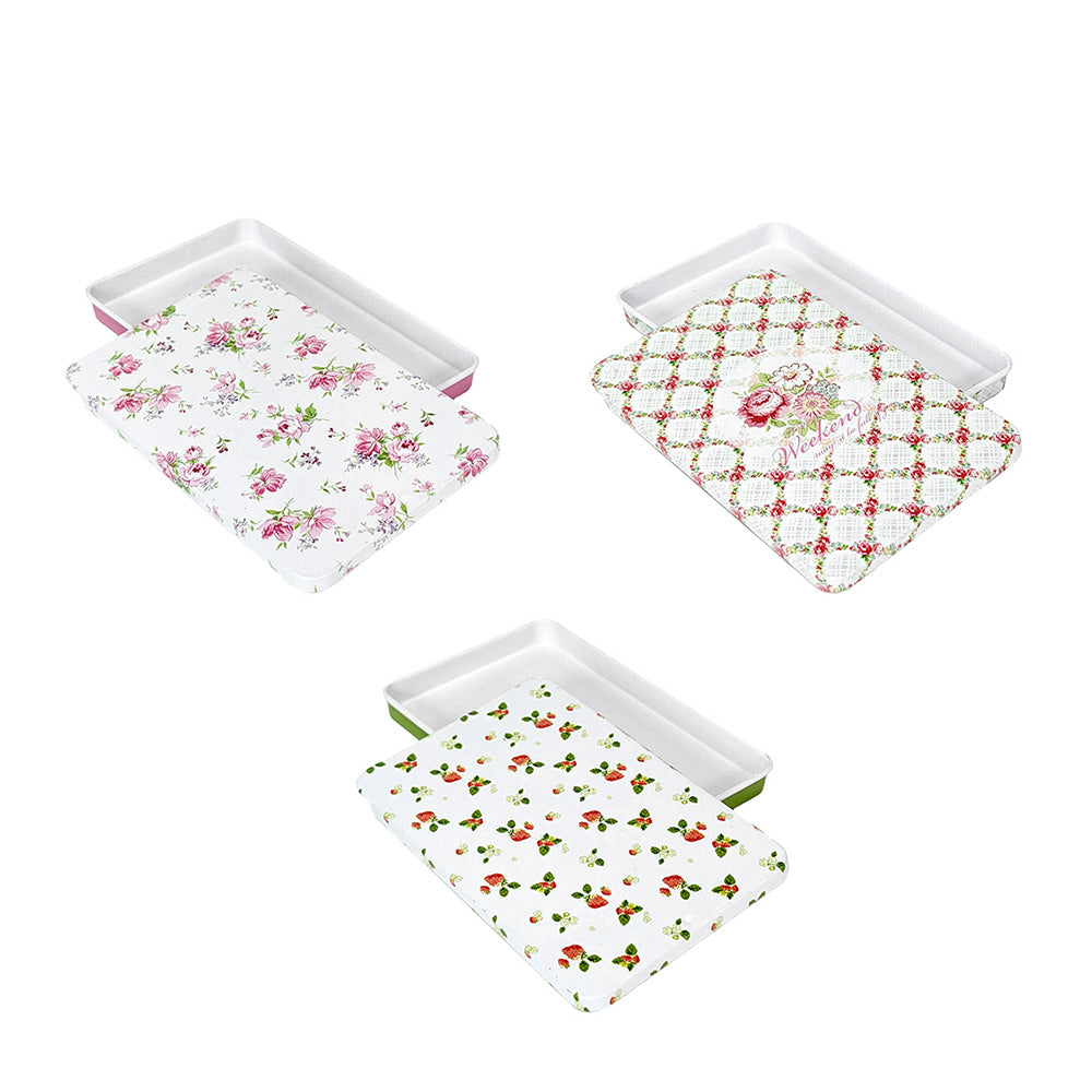 Mini Sliding Tin Boxes Floral