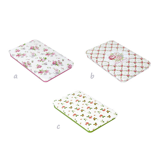 Mini Sliding Tin Boxes Floral