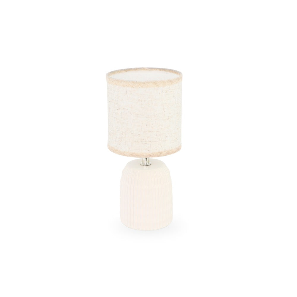 Sandstone Desk Lamp White 27cm