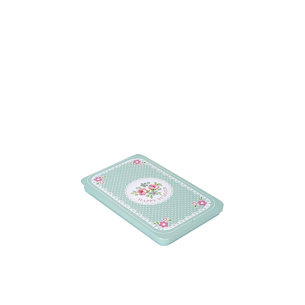 Mini Sliding Tin Boxes Polka Dots