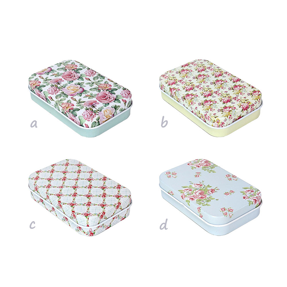 Mini Tin Boxes Floral