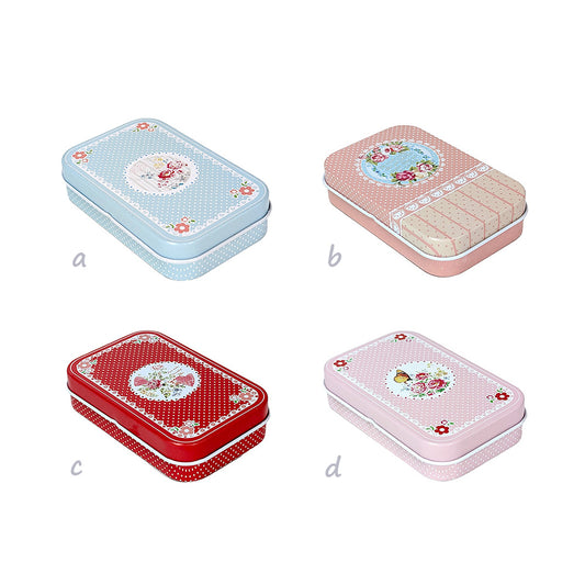 Mini Tin Boxes Polka Dots