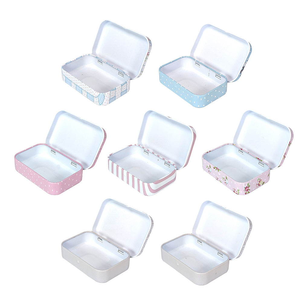 Mini Tin Boxes Vintage Floral