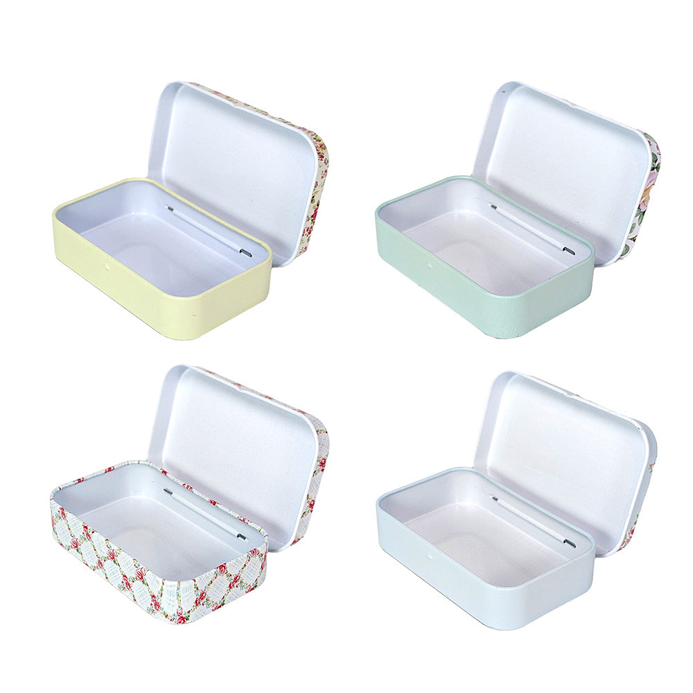 Mini Tin Boxes Floral