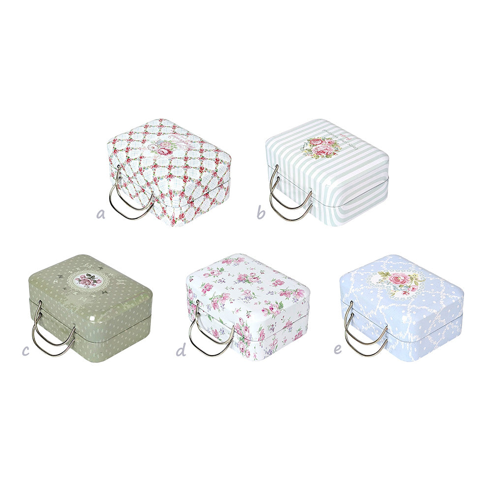 Mini Suitcase Tin Boxes