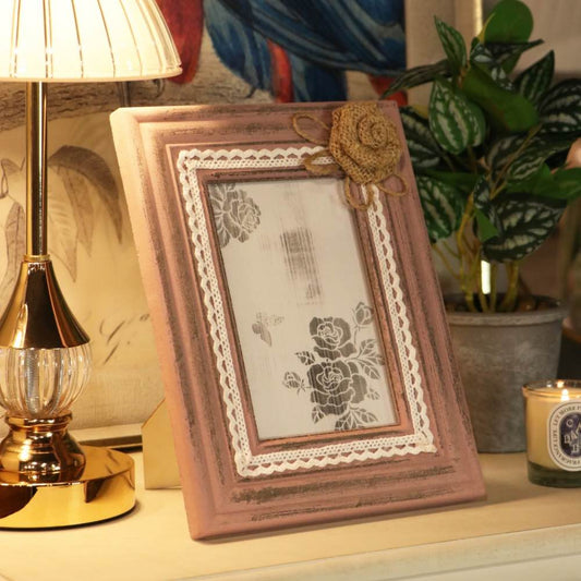Vintage Wooden Photo Frame 21cm