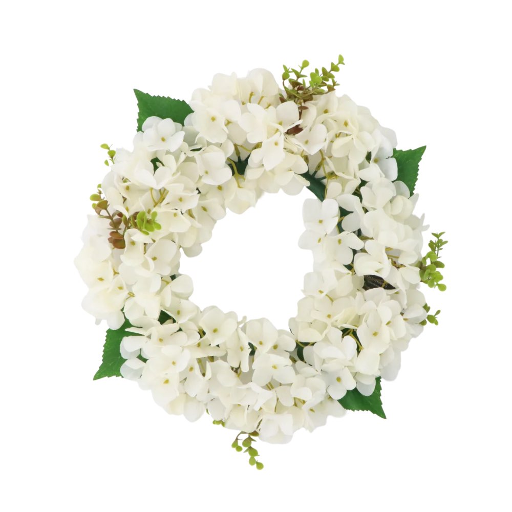 Wreath White 30cm