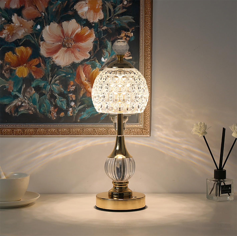 Vintage Desk Lamp Rechargeable 35cm