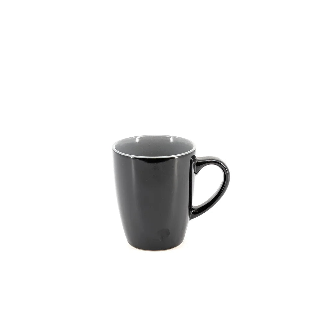Ceramic Dinner Set Black & Gray