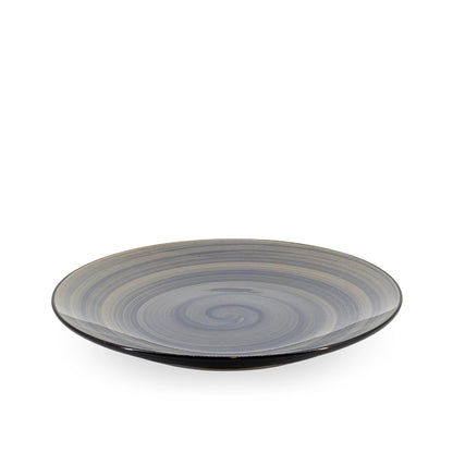 Ceramic Dinner Set Blue Swirl