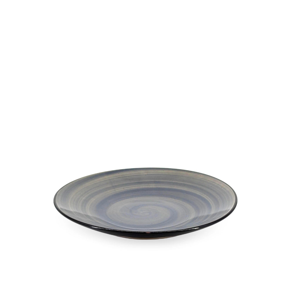 Ceramic Dinner Set Blue Swirl