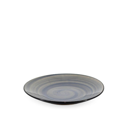 Ceramic Dinner Set Blue Swirl
