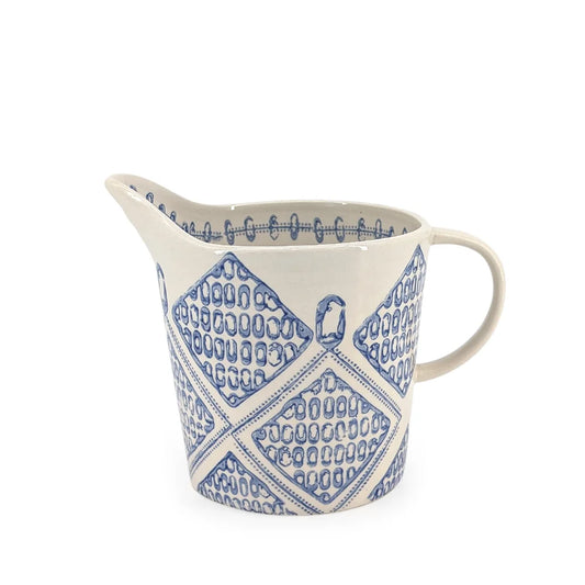 Ceramic Measuring Pitcher Blue 1L