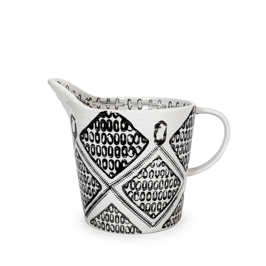 Ceramic Measuring Pitcher Black 1L