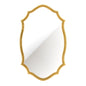 Gold Plastic Framed Mirror French 77cm