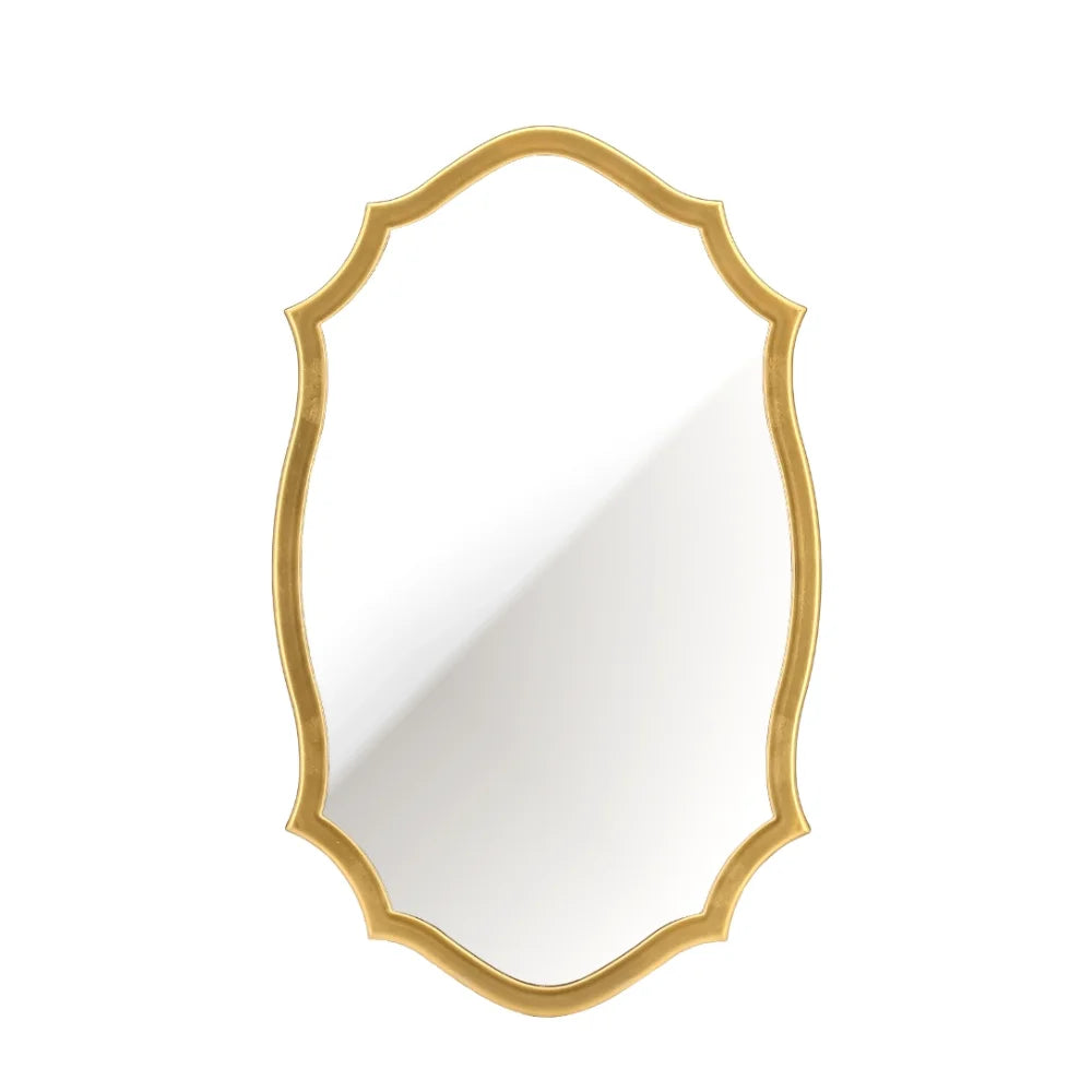 Gold Plastic Framed Mirror French 60cm