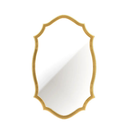 Gold Plastic Framed Mirror French 60cm