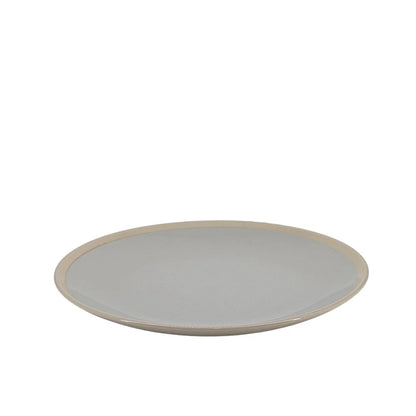 Ceramic Dinner Set Gray & Beige