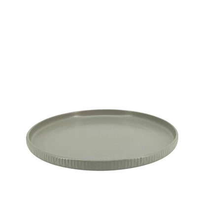 Ceramic Dinner Set Green Emboss