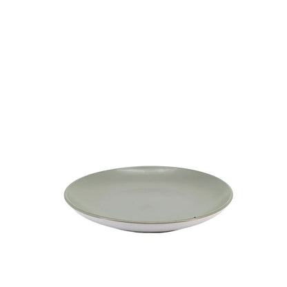 Ceramic Dinner Set Green & White
