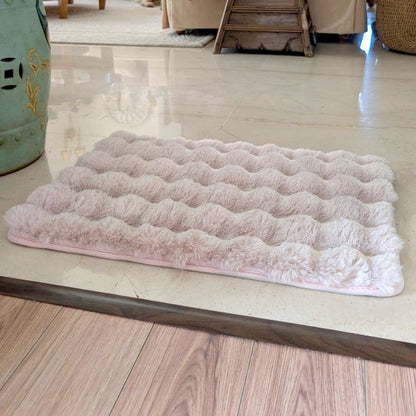 Floor Mat Pink Wavy 43x61cm