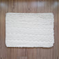 Floor Mat White Emboss 43cm x 61cm