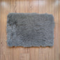 Floor Mat Gray Poly-Fur 43cm x 61cm