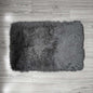 Floor Mat Black Poly-Fur 50cm x 76cm