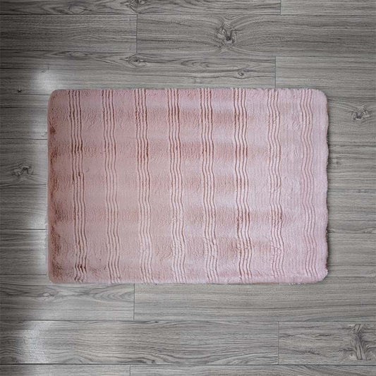Floor Mat Pink Emboss 50cm x 76cm