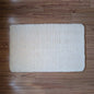 Floor Mat White Emboss 50cm x 76cm