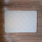 Floor Mat White Emboss 50cm x 76cm