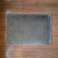 Floor Mat Gray Poly-Fur Shiny 50cm x 76cm