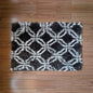 Floor Mat Black Pattern 50cm x 76cm