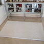 Floor Mat White Emboss 120cm x 152cm