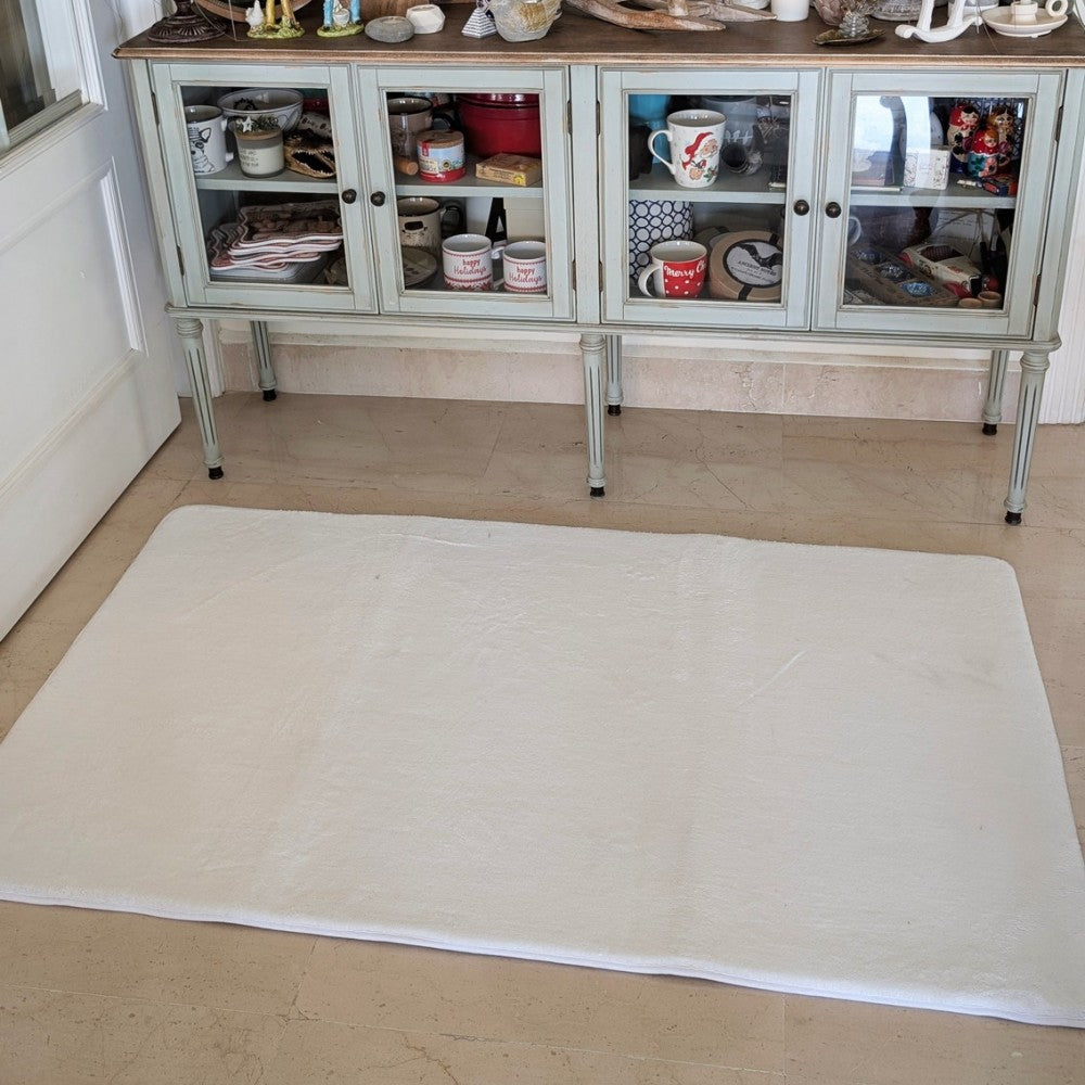 Floor Mat White 120cm x 152cm