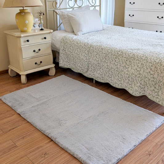 Floor Mat Light Gray 120cm x 152cm