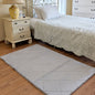 Floor Mat Light Gray Embossed 120cm x 152cm