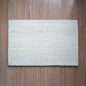 Floor Mat White Emboss 68cm x 106cm