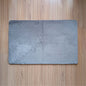 Floor Mat Gray Rabbit Fur 68cm x 106cm