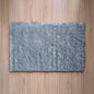 Floor Mat Gray Fur 68cm x 106cm