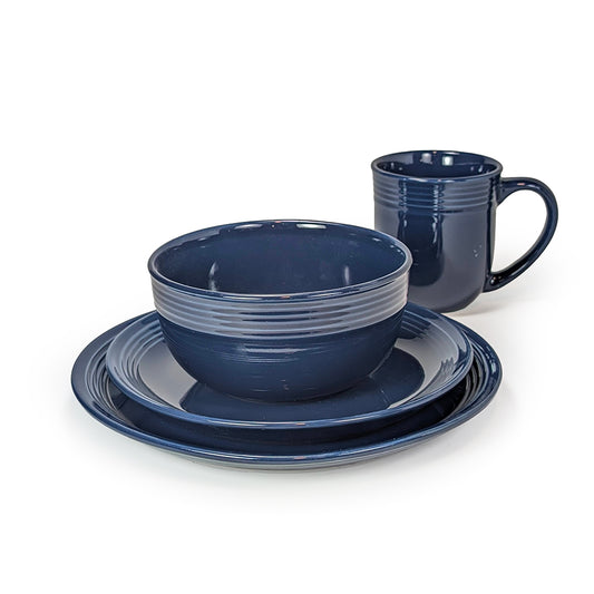 16 Pcs Dinner Set Blue