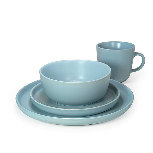 16 Pcs Dinner Set Light Blue