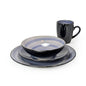 16 Pcs Dinner Set Purple Swirl
