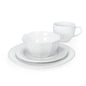 16 Pcs Dinner Set White