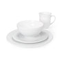 16 Pcs Dinner Set White