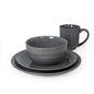 16 Pcs Dinner Set Gray